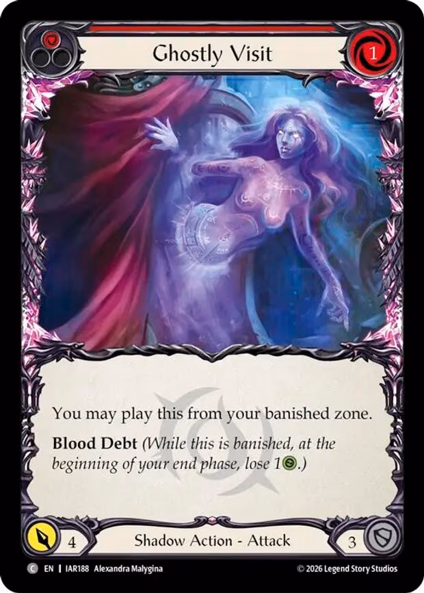 Ghostly Visit (Red) - Common (IAR188)