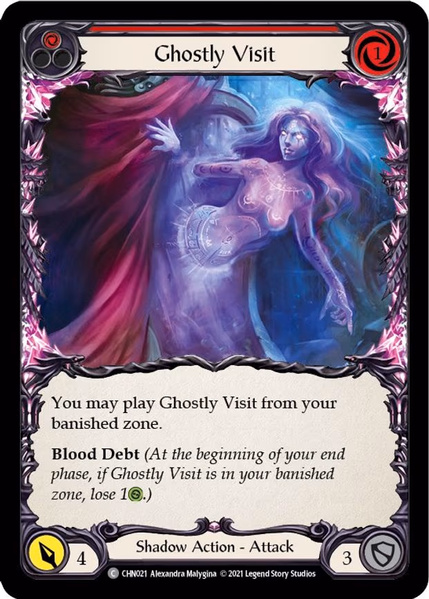 Ghostly Visit (Red)