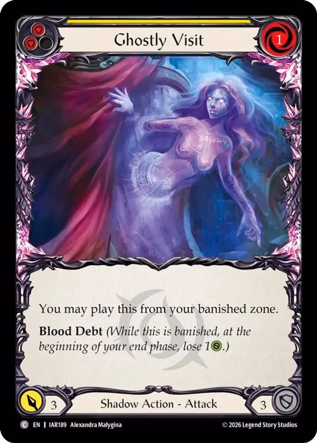 Ghostly Visit (Yellow) - Common (IAR189)