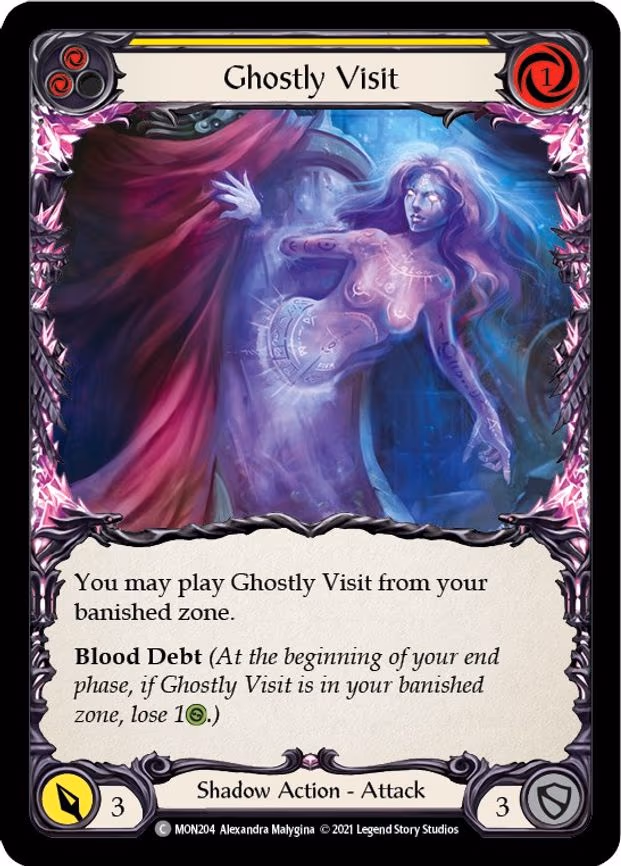 Ghostly Visit (Yellow) - Common (MON204)