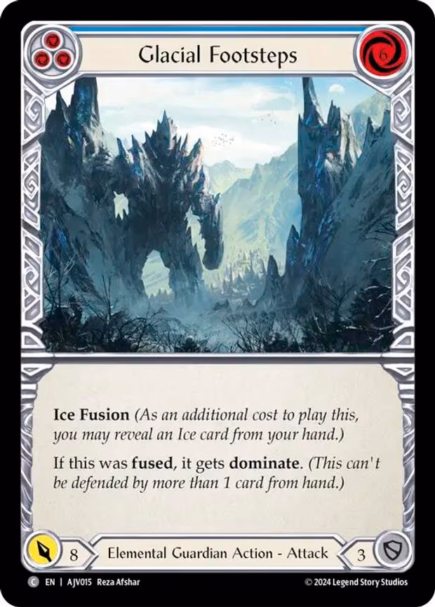 Glacial Footsteps (Blue)
