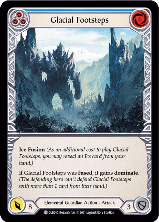 Glacial Footsteps (Blue)