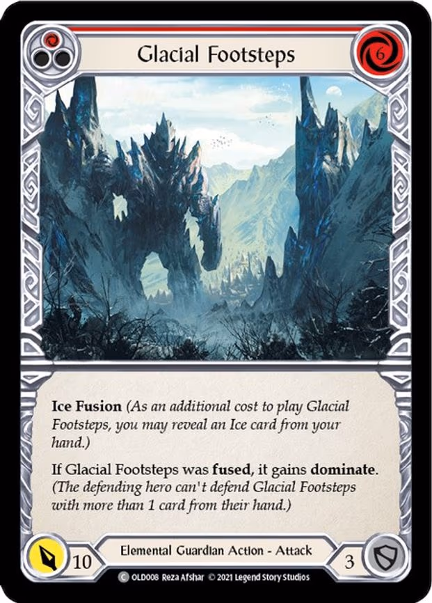 Glacial Footsteps (Red)
