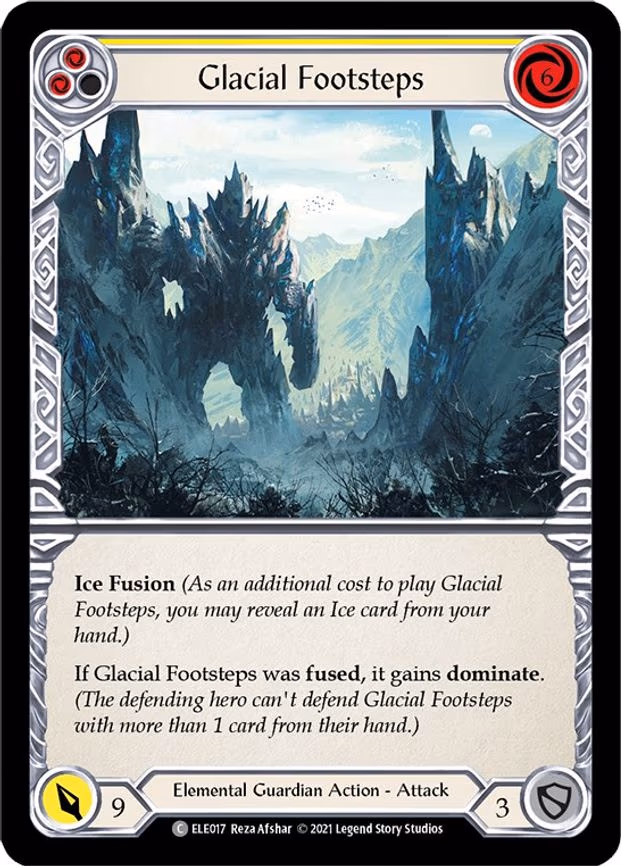 Glacial Footsteps (Yellow) - Common (ELE017)