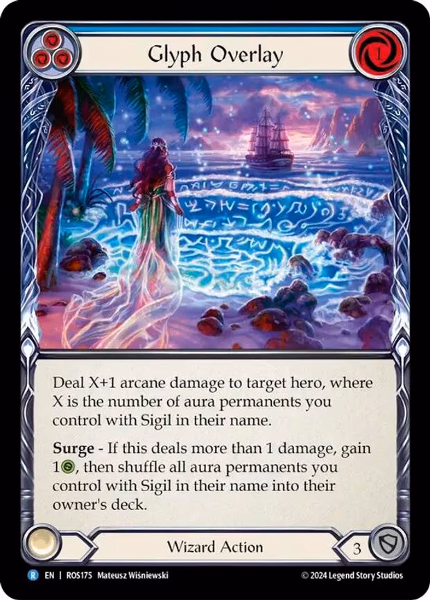 Glyph Overlay (Blue) - Rare (ROS175)