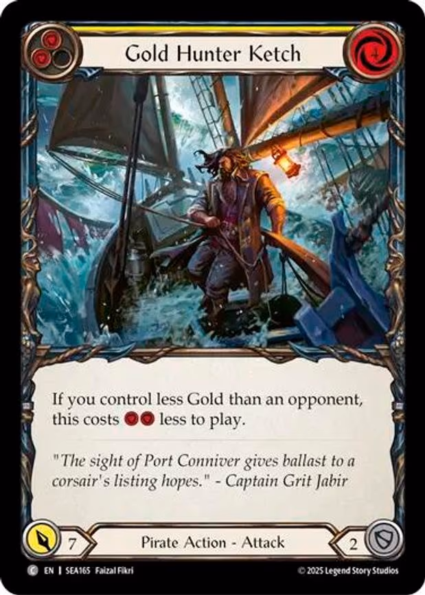 Gold Hunter Ketch - Common (SEA165)