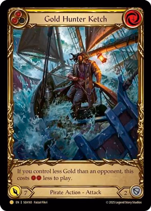 Gold Hunter Ketch (Treasure) - Pirate Booty (SEA165)