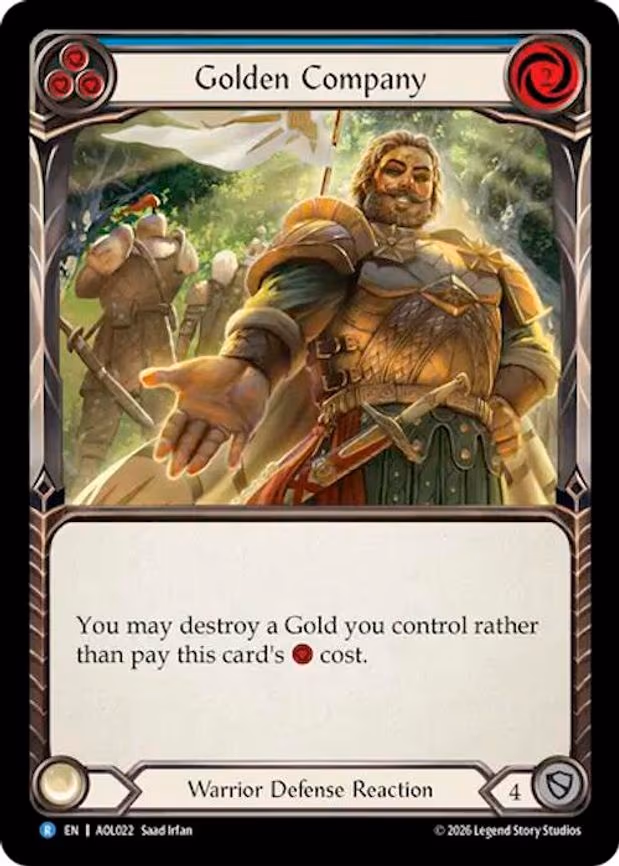 Golden Company (Blue) - Rare (AOL022)