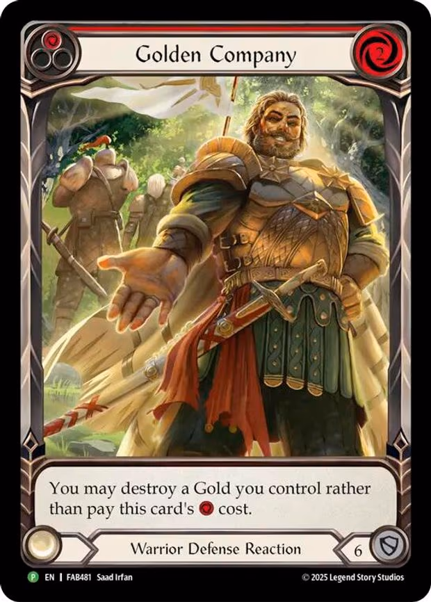 Golden Company (Red) - Promo (FAB481)