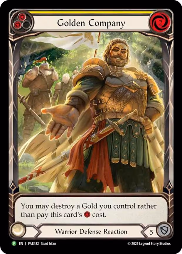 Golden Company (Yellow) - Promo (FAB482)