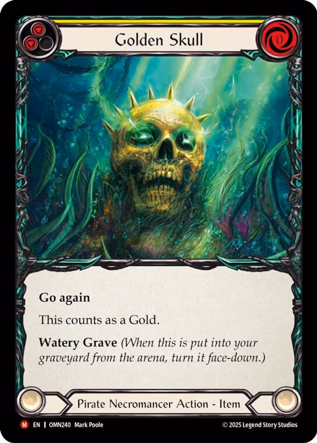 Golden Skull (Yellow) - Majestic (OMN240)