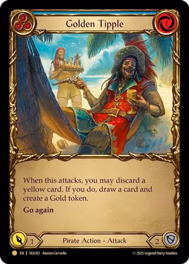 Golden Tipple (Blue) (Treasure) - Pirate Booty (SEA161)