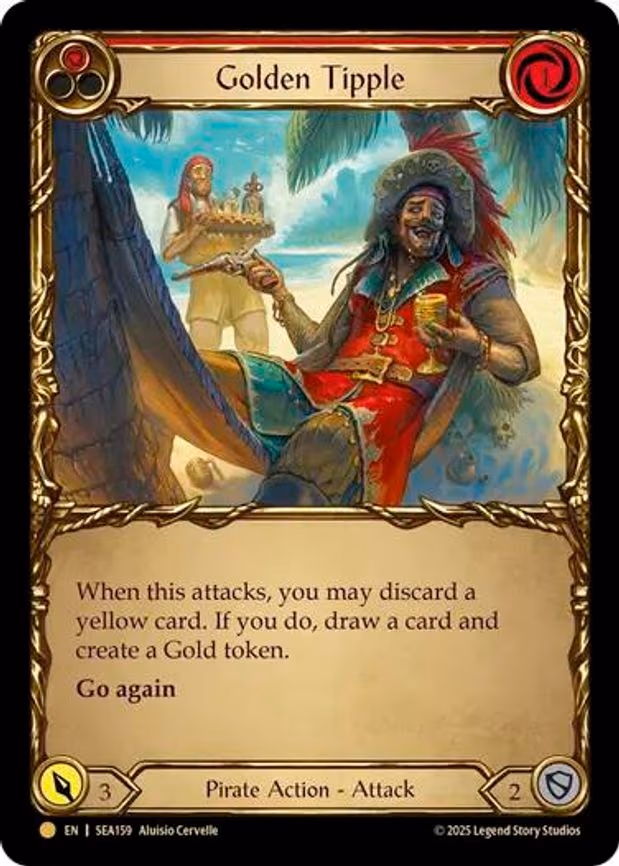 Golden Tipple (Red) (Treasure) - Pirate Booty (SEA159)