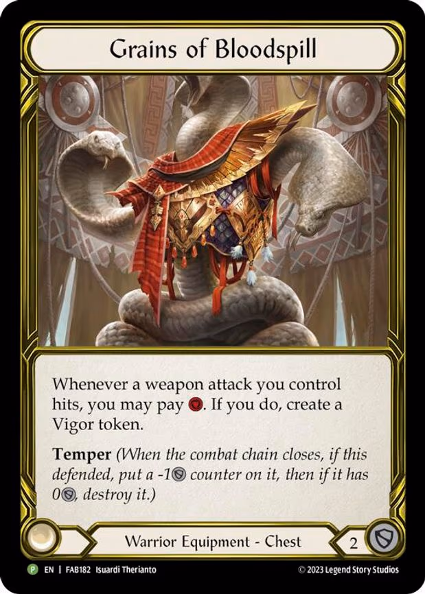 Grains of Bloodspill (Golden) - Promo (FAB182)