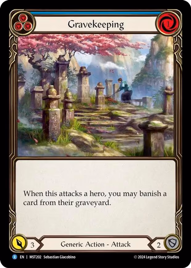 Gravekeeping (Blue) - Rare (MST202)