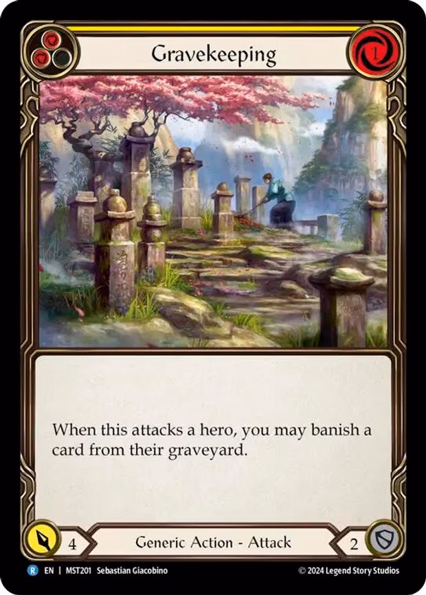 Gravekeeping (Yellow) - Rare (MST201)