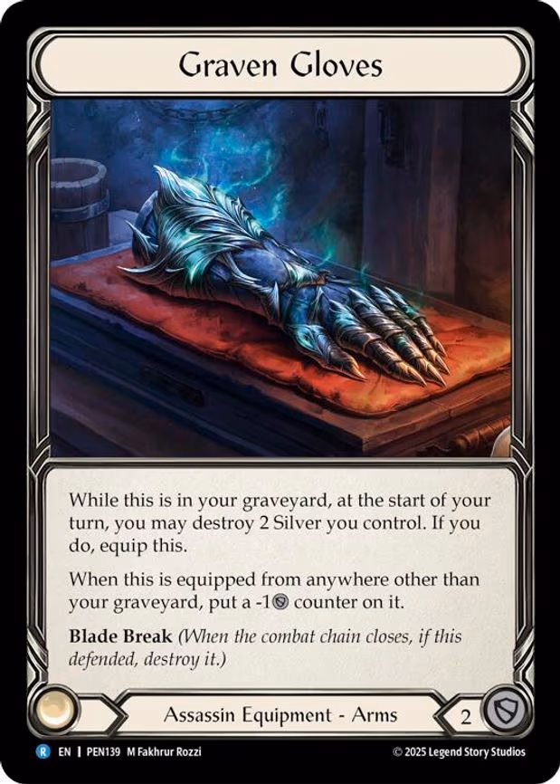 Graven Gloves - Rare (PEN139)
