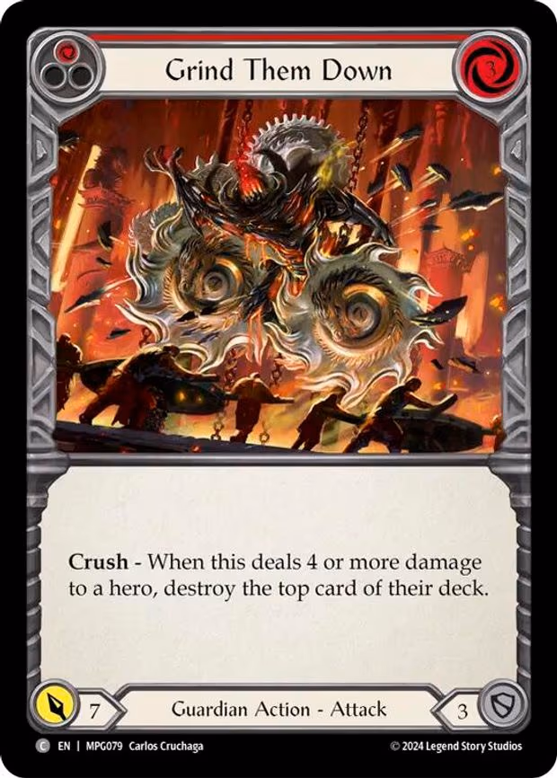 Grind Them Down (Red) - Common (MPG079)