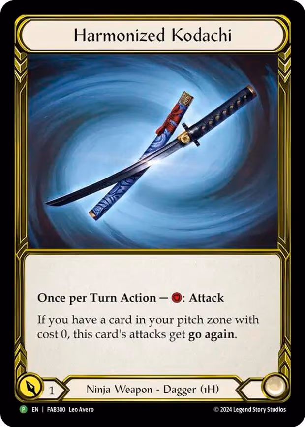 Harmonized Kodachi (Left) (Golden) - Promo (FAB300)