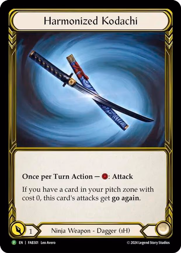 Harmonized Kodachi (Right) (Golden) - Promo (FAB301)