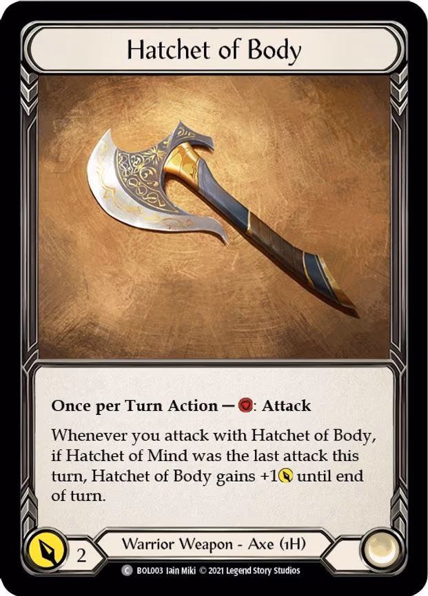 Hatchet of Body