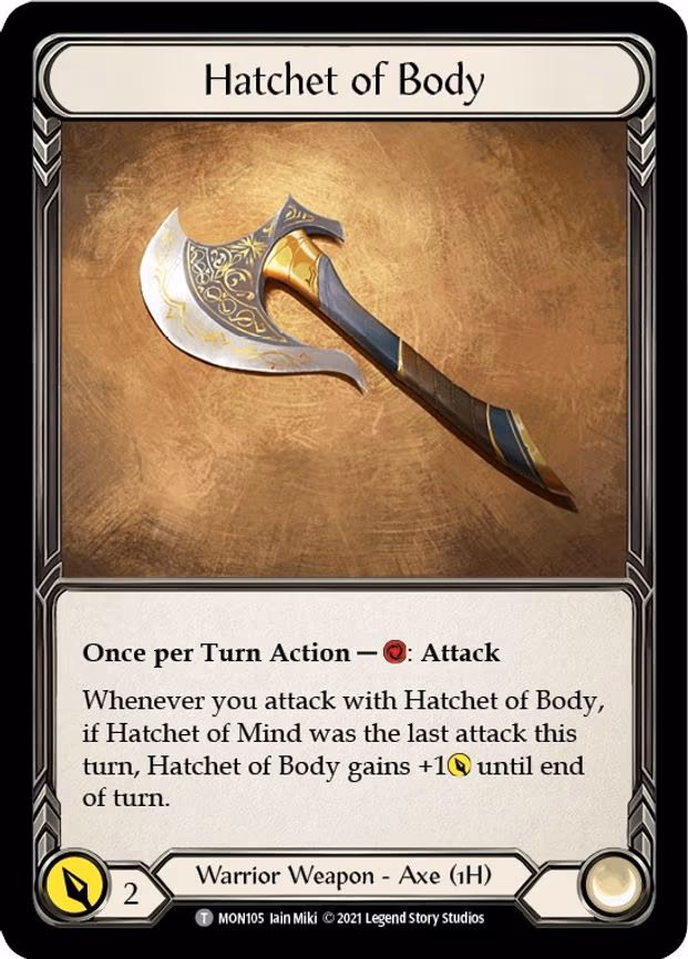 Hatchet of Body // Spectral Shield - Token (MON105 // MON104)
