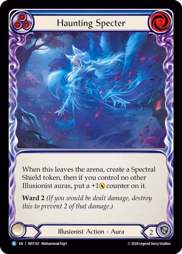 Haunting Specter (Blue) - Rare (MST142)