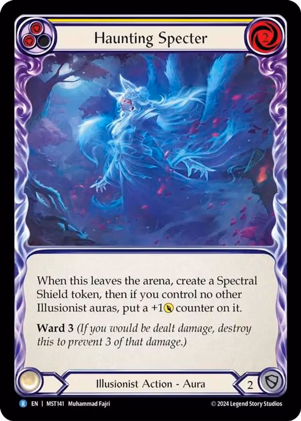 Haunting Specter (Yellow) - Rare (MST141)