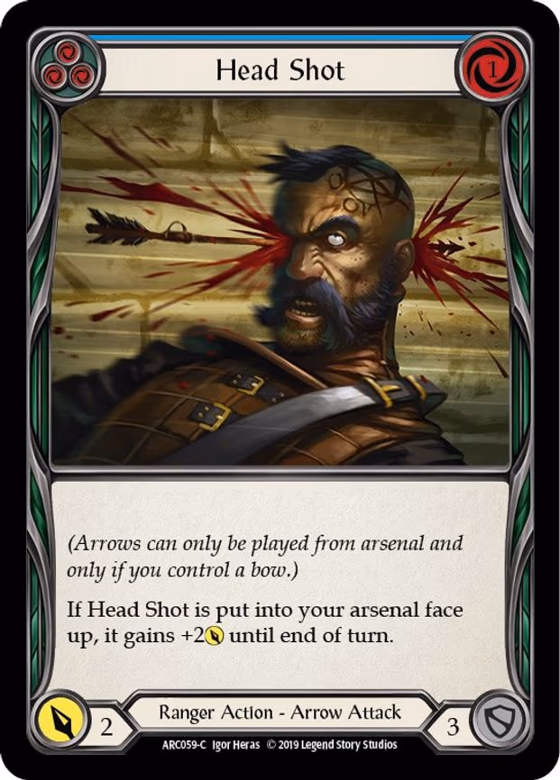 Head Shot (Blue) - Common (ARC059)
