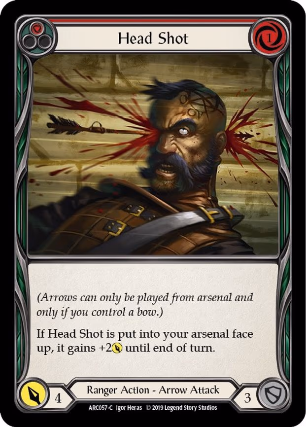 Head Shot (Red) - Common (ARC057)