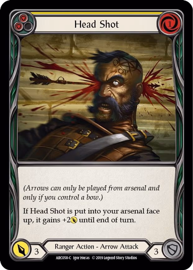 Head Shot (Yellow) - Common (ARC058)