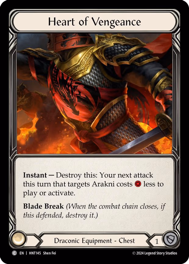Heart of Vengeance - Common (HNT145)