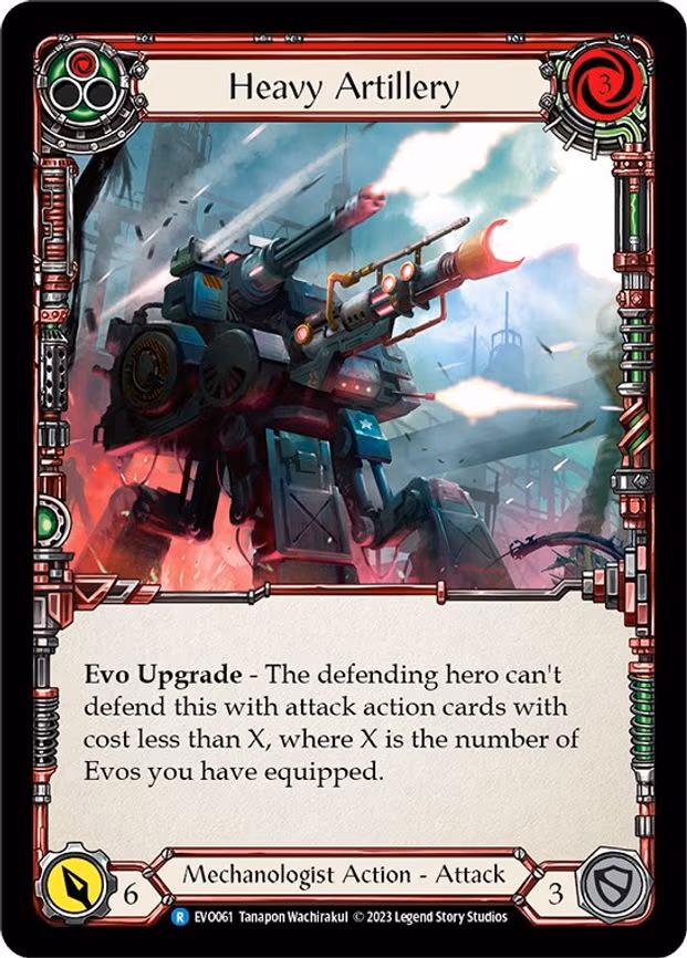 Heavy Artillery (Red) - Rare (EVO061)