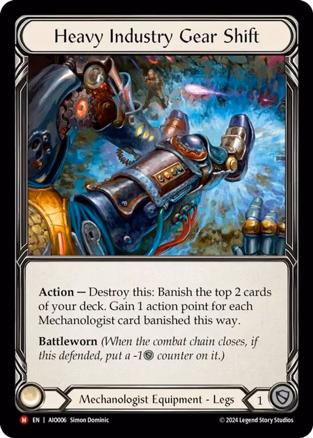 Heavy Industry Gear Shift