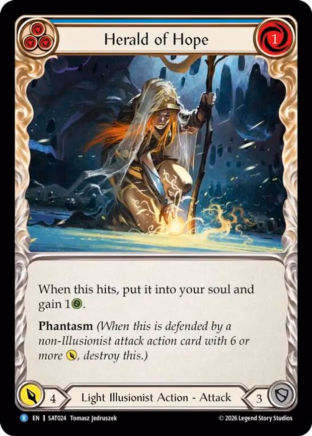 Herald of Hope (Blue) - Rare (SAT024)