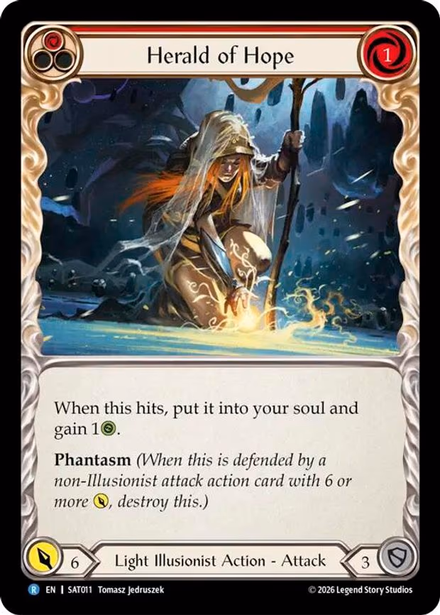Herald of Hope (Red) - Rare (SAT011)
