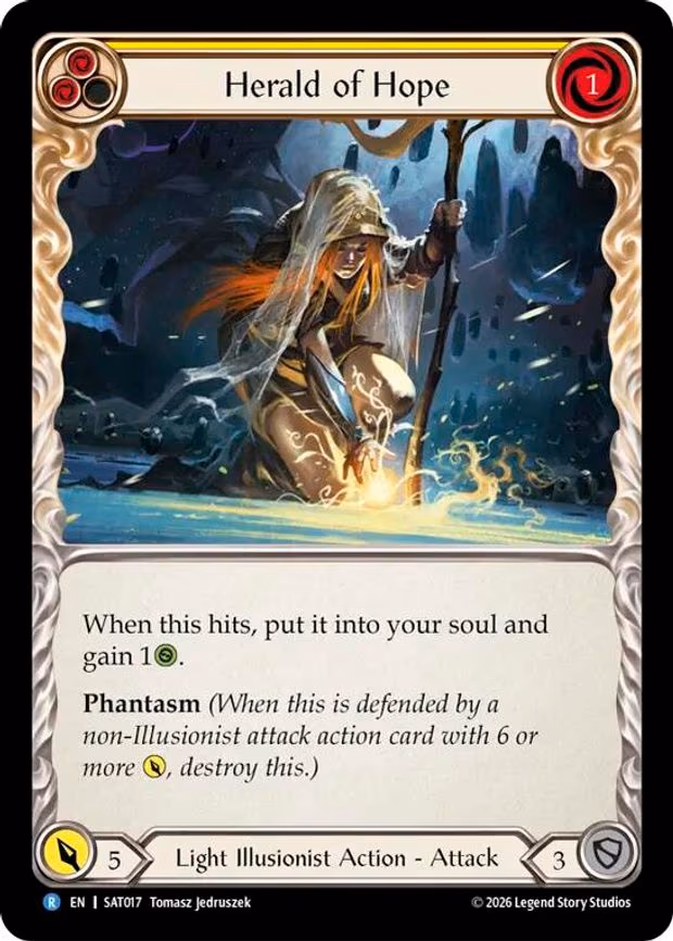 Herald of Hope (Yellow) - Rare (SAT017)