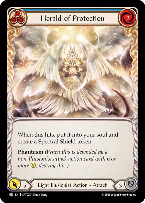 Herald of Protection (Blue) - Common (SAT025)