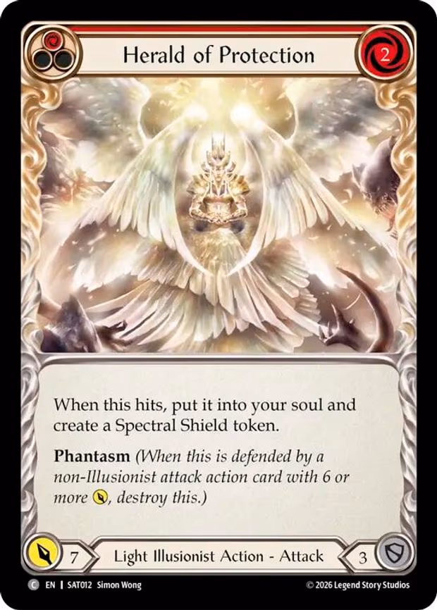Herald of Protection (Red) - Common (SAT012)