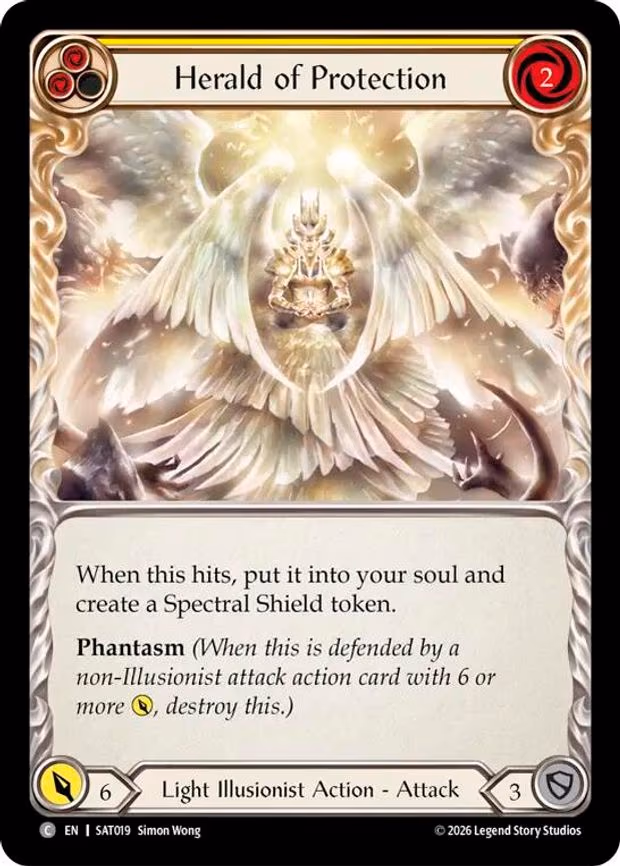 Herald of Protection (Yellow) - Common (SAT019)