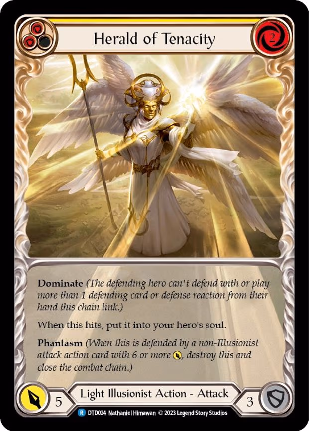 Herald of Tenacity (Yellow) - Rare (DTD024)