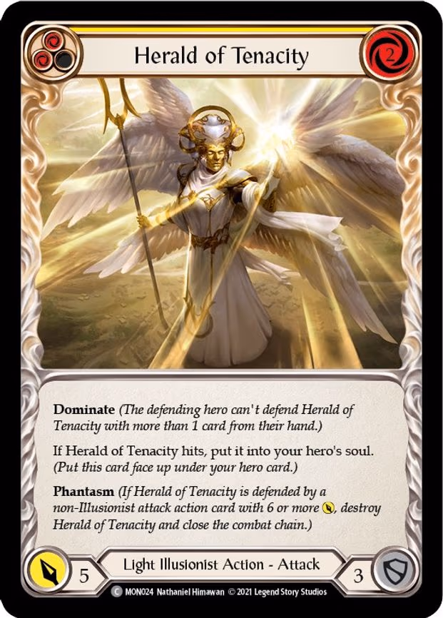 Herald of Tenacity (Yellow) - Common (MON024)