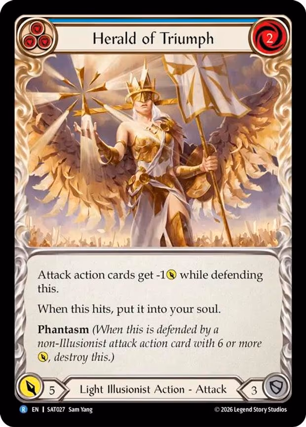 Herald of Triumph (Blue) - Rare (SAT027)