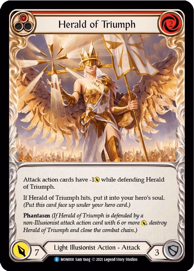 Herald of Triumph (Red) - Rare (MON008)