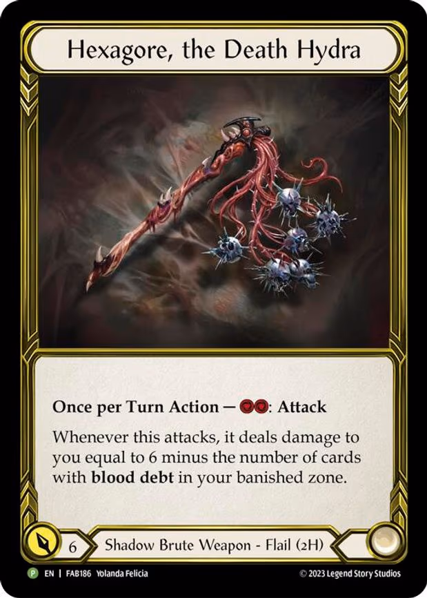 Hexagore, the Death Hydra - FAB186 (Golden) - Promo (FAB186)