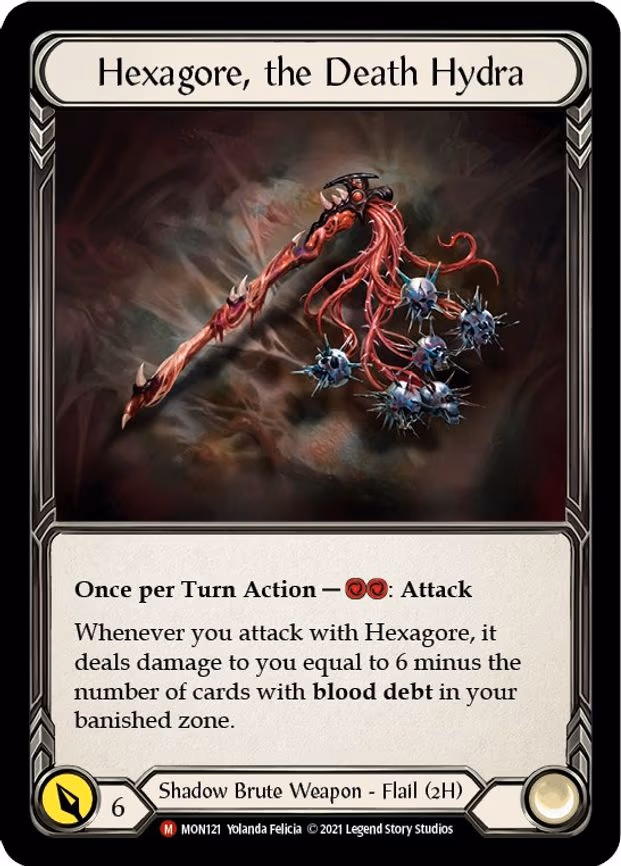 Hexagore, the Death Hydra - Majestic (MON121)