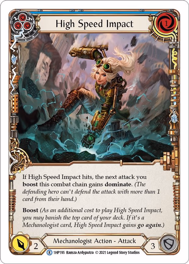 High Speed Impact (Blue) - Rare (1HP195)