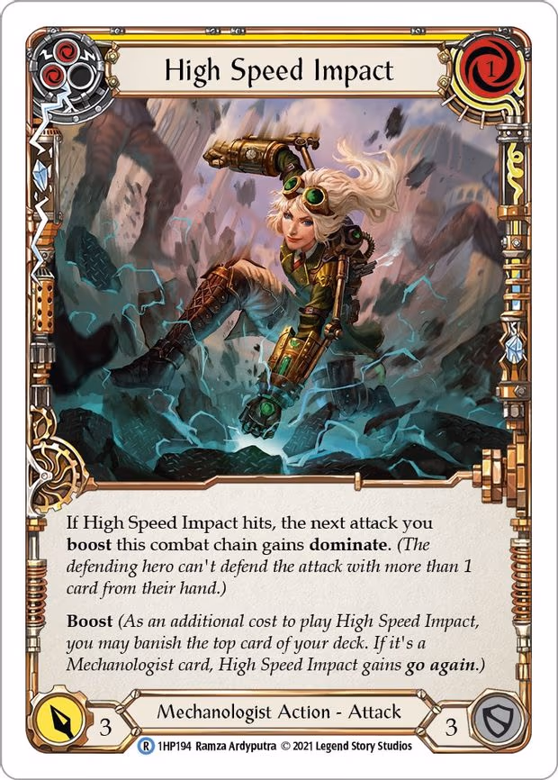 High Speed Impact (Yellow) - Rare (1HP194)