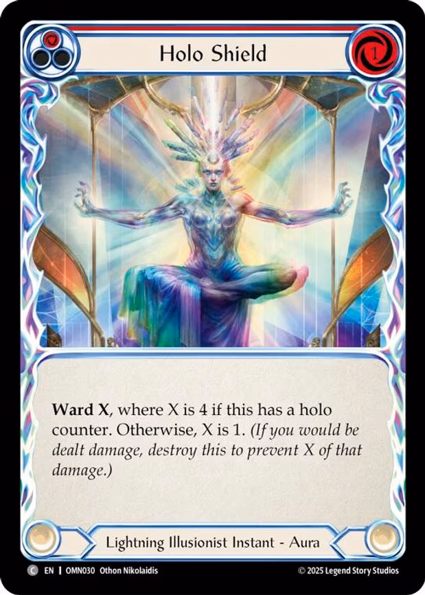 Holo Shield (Red) - Common (OMN030)