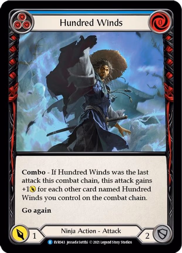 Hundred Winds (Blue) - Rare (EVR043)